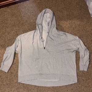 Aerie Gray V-Neck Sweater